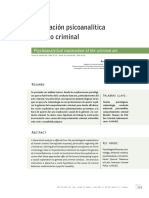 Explicación Psicoanalítica Del Acto Criminal