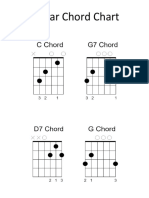 Starting Guitar Chord Chart