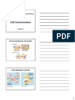 Cell Communication: Biology 5A