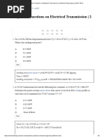 Objective Questions on Electrical Transmission _ 2 _ Electrical Study App by SARU TECH