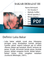 Luka Bakar Derajat III