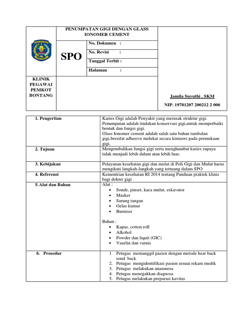 GLASS IONOMER CEMENT ADALAH PDF