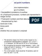 Fixed Point Numbers