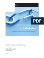 Restoring Fellowship With: The Father