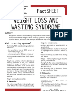 Weight Loss and Wasting Syndrome