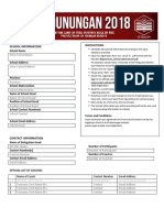 School Information: Form 1 Registration Form