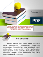 Aplikasi Barisan Dan Deret Aritmatika