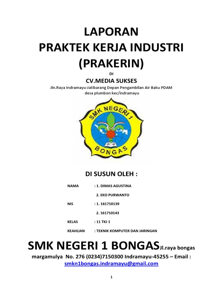 Lembar Laporan Prakerin