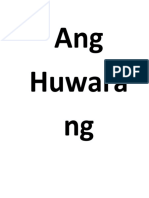 Ang Huwarang Barangay