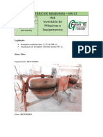Inventario de Maquinas Betoneira Obra PDF