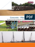 Spun Concrete Piles Product Leaflet