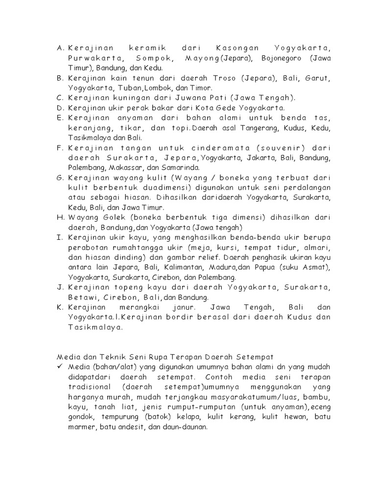  Kerajinan  Keramik  Dari Kasongan Yogyakarta