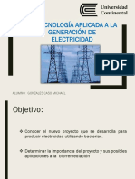 Biotecnología Aplicada A La Generación de Electricidad