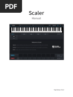 Scaler User Manual