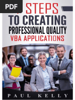 7 Steps To Creating Professional Quality Vba Applications