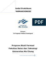 Modul Praktikum Farmakognosi