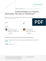 Corporate entrepreneurship as a company philosophy: The case of “&Samhoud