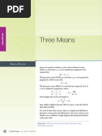 3 Means in Mathematics