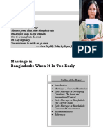 Early Marriage in Bangladesh