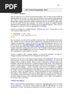 L09 - Fortran Programming - Part 1 1. Compiled Languages