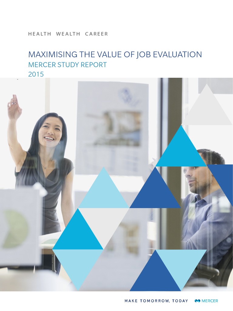 Mercer Maximising The Value of Job Evaluation | PDF | Employment ...