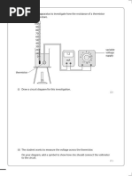 Thermister O levels typical question 