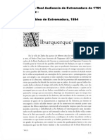 ALBURQUERQUE en El Interrogatorio de La Real Audiencia de Extremadura de 1791 en Extremadura