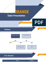 Team Orange Sabre Presentation