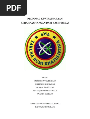 Proposal Usaha Kerajinan Tangan