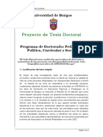 Proyecto de Tesis Doctoral - Ejemplo