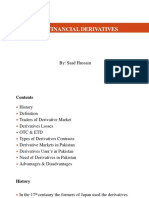 Financial Derivatives: By: Saad Hussain