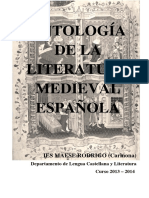 Antologia de La Literatura Medieval Espanola