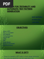 Design for Testability and Automatic Test Pattern Generation