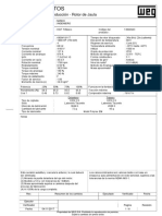 Ficha Tecnia de Motores de Induccion