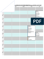 Timetable For H1050/3C06-3A - BA (Hons) DIGITAL FILM AND TELEVISION PRODUCTION Between 04/09/2017 and 29/12/2017