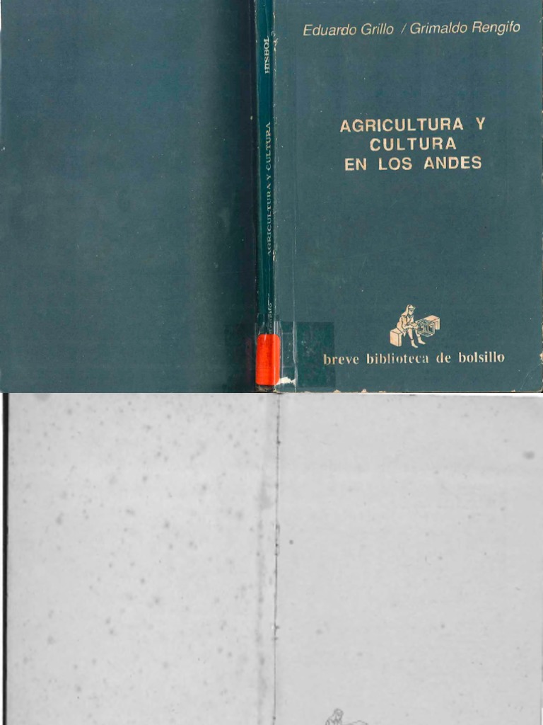 Agricultura y Cultura Andina Final PDF Science Institución