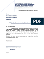 Asociación de Comerciantes invita a aniversario