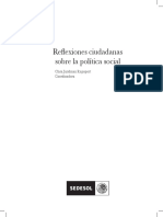 Salles, Vania  y De la Luz, Paz Maria, Reflexiones ciudadanas sobre la politica social
