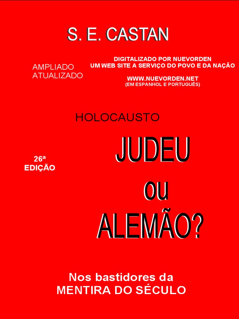 S E Castan - Holocausto, Judio o Alemán, PDF, nazismo