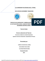 Proyecto de elaboración y comercialización de cocteles sin alcohol a base de frutas tropicales