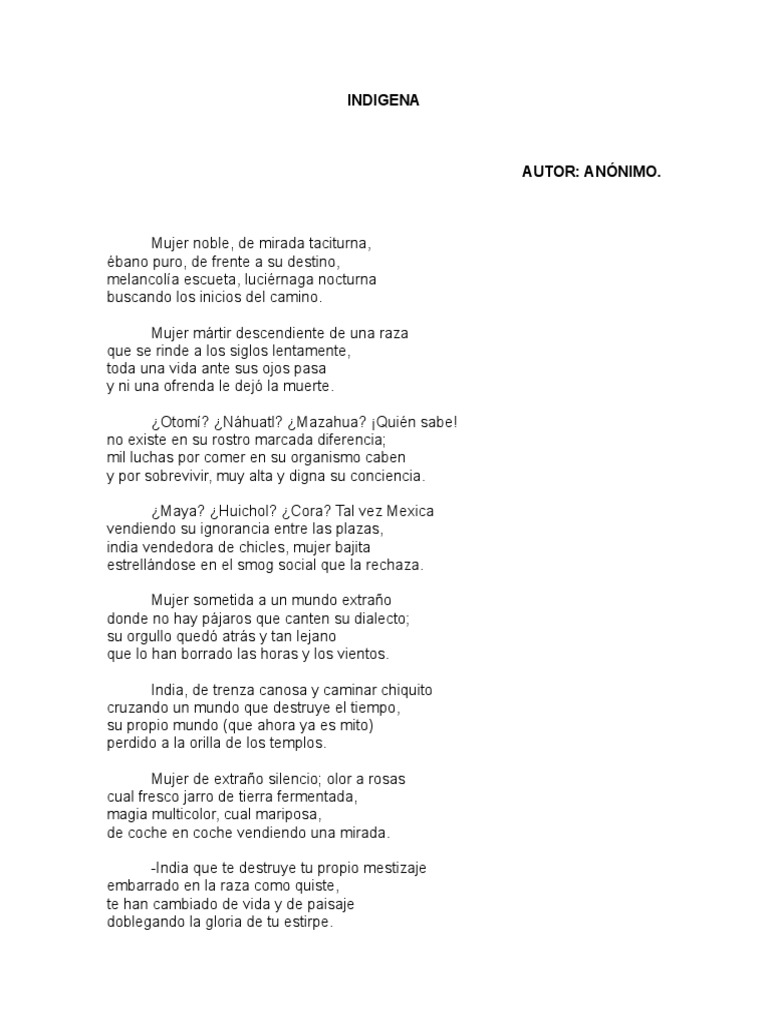 Poema Indigena