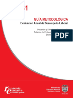 Guía No. 31 Guía Metodológica Evaluación Anual de Desempeño Laboral.pdf