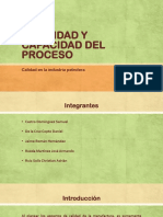 Habilidad y Capacidad Del Proceso. Calidad