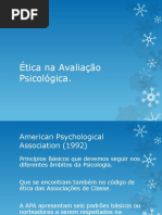 Aula 03 - Etica Na Avaliacao Psicologica