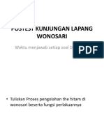 Postest Kunjungan Lapang Wonosari