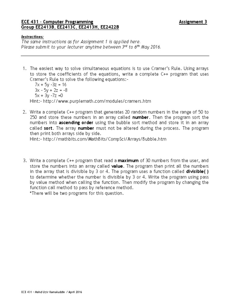 The Same Instructions As For Assignment 1 Is Applied Here. Please ...