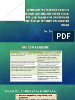 Kebijakan Penyusunan Analisis Jabatan Dan Analisis Beban Kerja