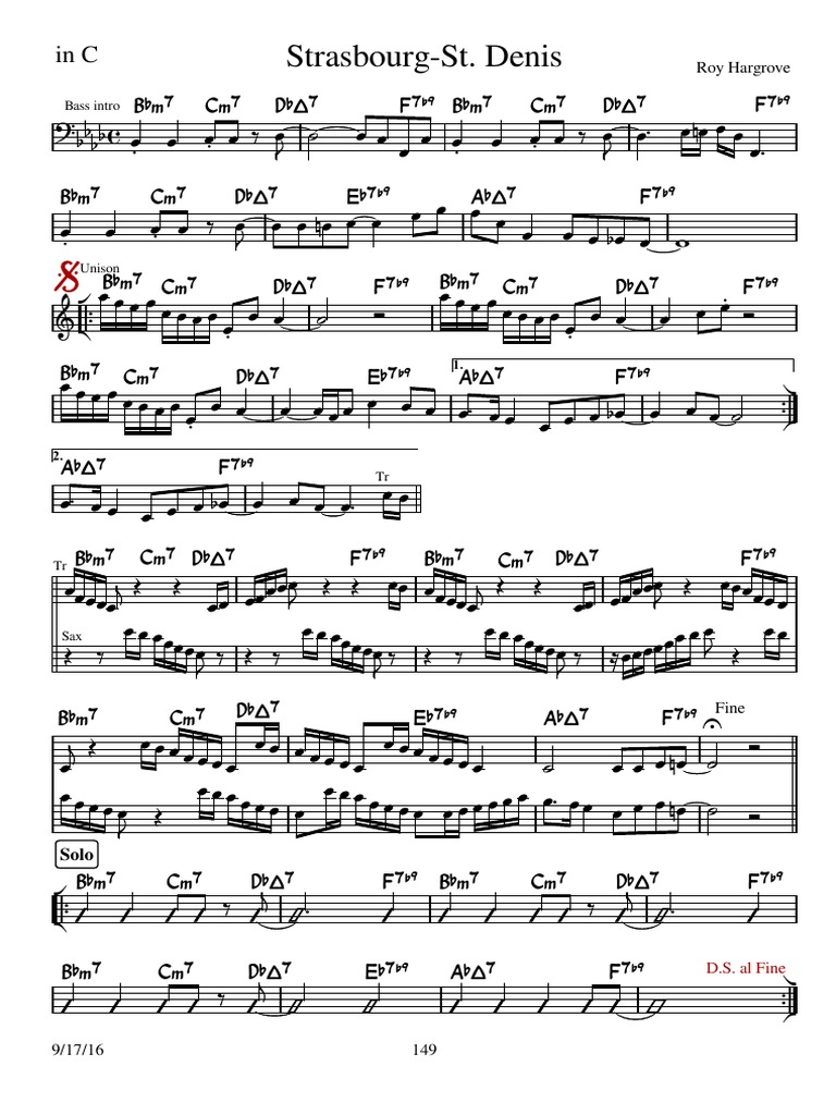 Strasbourg St.denisHoy Hargrove Jazz Popular Music