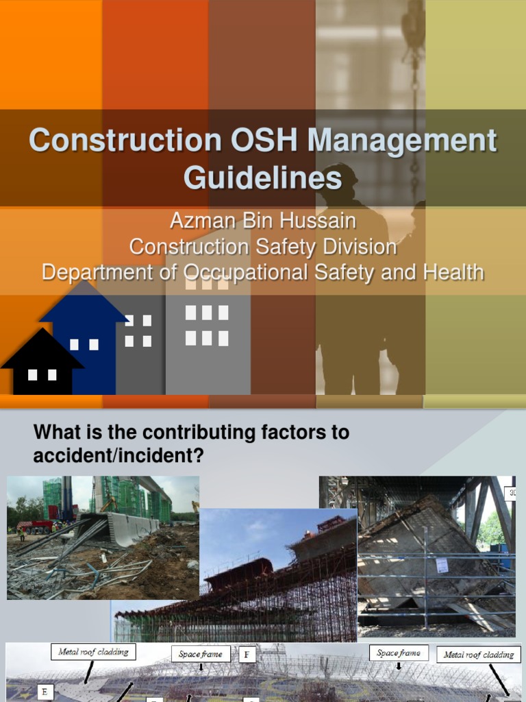 Construction OSH Management Guidelines | PDF | Risk Management | Risk