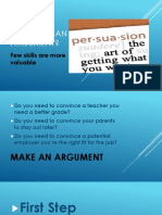 why write an argument